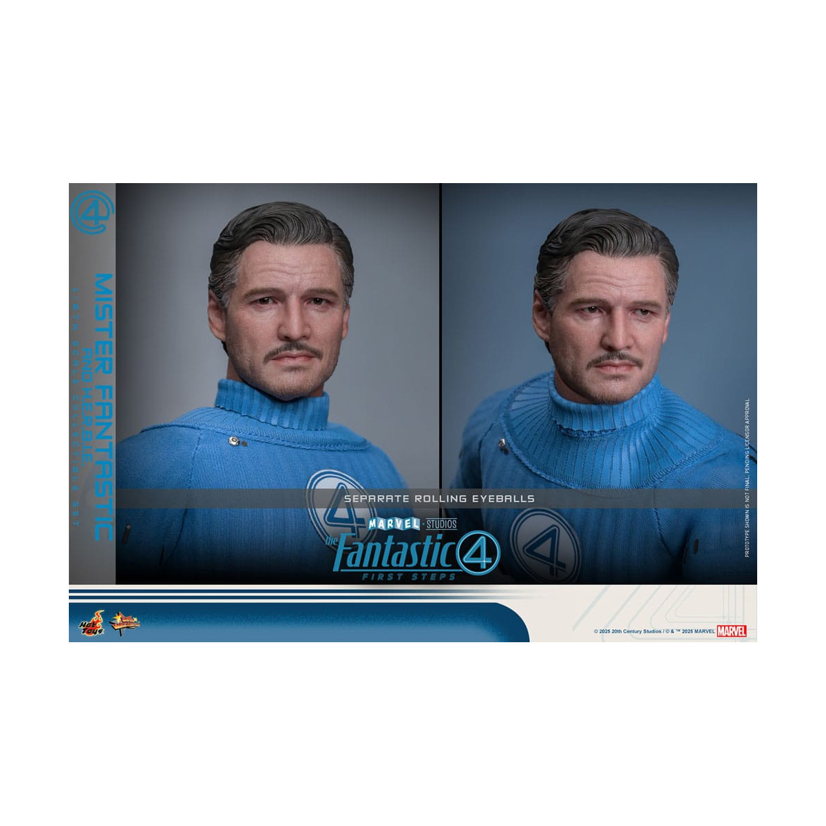 Hot Toys Marvel - Fantastici Quattro: Primi Passi - Mister Fantastic & H.E.R.B.I.E. MMS 1/6 - Reed Richards