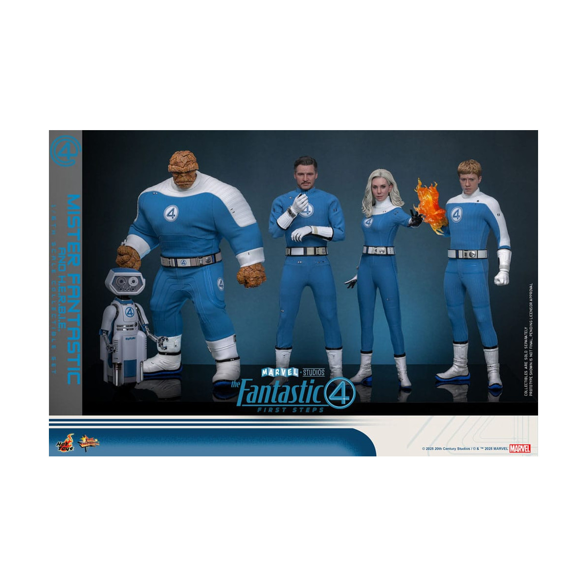 Hot Toys Marvel - Fantastici Quattro: Primi Passi - Mister Fantastic & H.E.R.B.I.E. MMS 1/6 - Reed Richards