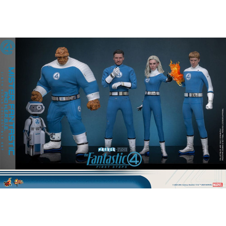 Hot Toys Marvel - Fantastici Quattro: Primi Passi - Mister Fantastic & H.E.R.B.I.E. MMS 1/6 - Reed Richards