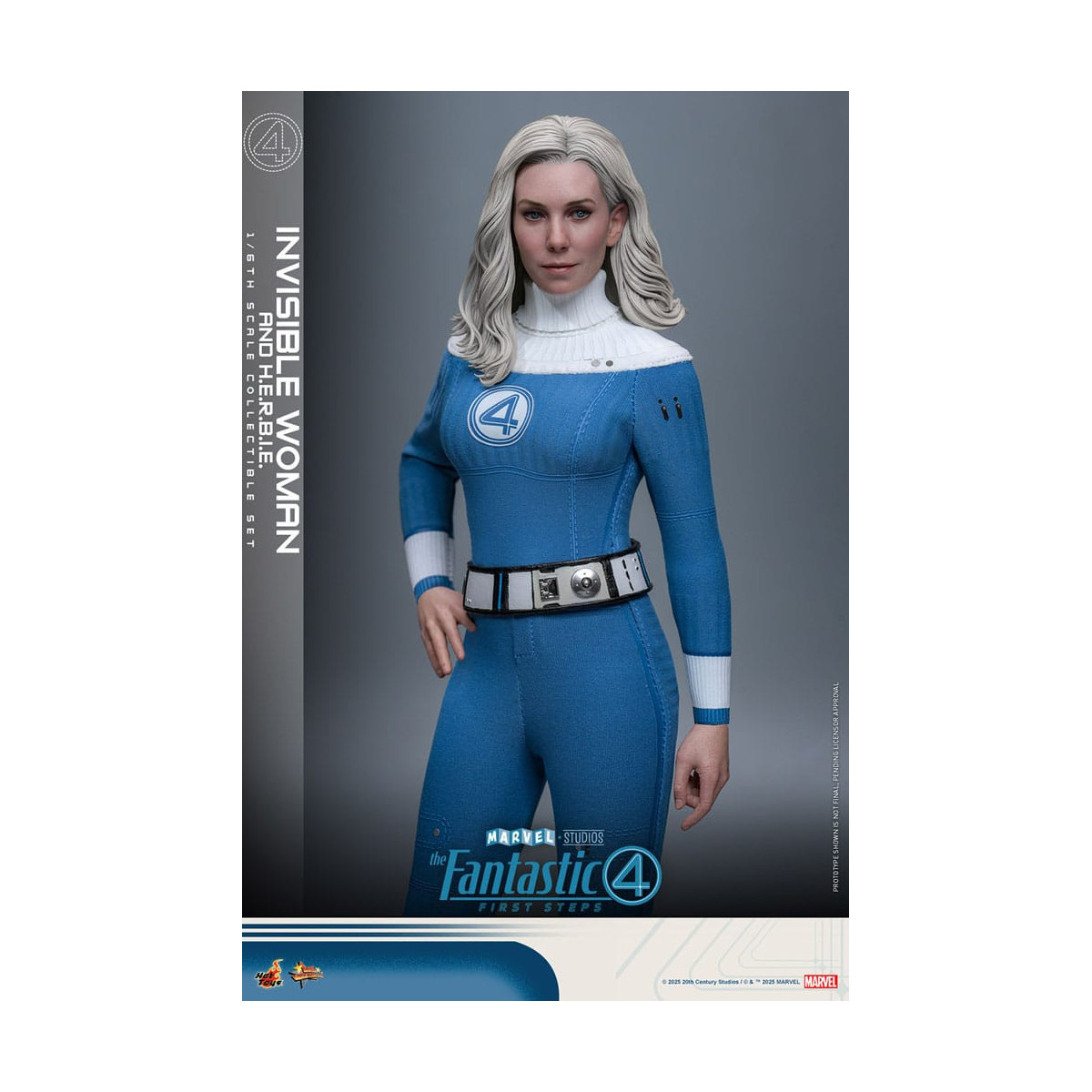 Hot Toys Marvel - Fantastici Quattro: Primi Passi - Donna Invisibile e H.E.R.B.I.E. MMS 1/6 - Sue Storm