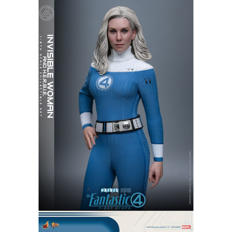 Hot Toys Marvel - Fantastici Quattro: Primi Passi - Donna Invisibile e H.E.R.B.I.E. MMS 1/6 - Sue Storm