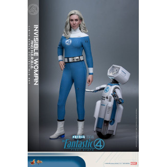 Hot Toys Marvel - Fantastici Quattro: Primi Passi - Donna Invisibile e H.E.R.B.I.E. MMS 1/6 - Sue Storm