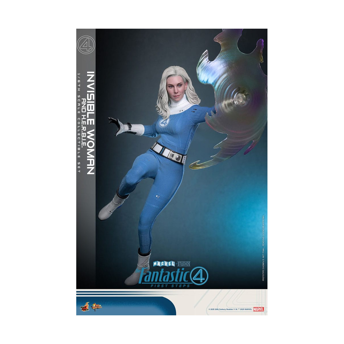 Hot Toys Marvel - Fantastici Quattro: Primi Passi - Donna Invisibile e H.E.R.B.I.E. MMS 1/6 - Sue Storm