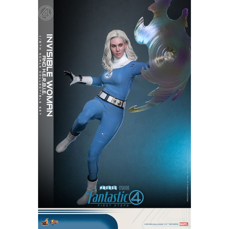 Hot Toys Marvel - Fantastici Quattro: Primi Passi - Donna Invisibile e H.E.R.B.I.E. MMS 1/6 - Sue Storm