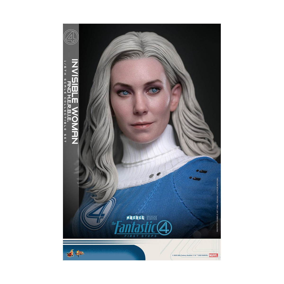 Hot Toys Marvel - Fantastici Quattro: Primi Passi - Donna Invisibile e H.E.R.B.I.E. MMS 1/6 - Sue Storm