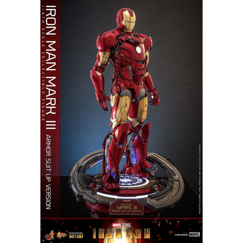 Hot Toys Marvel - Iron Man Mark III (versione armatura) Die Cast MMS 1/6