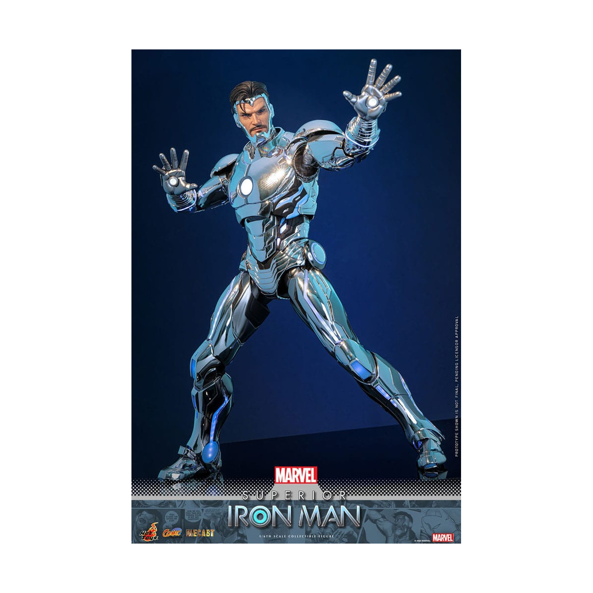 Hot Toys Marvel - Superior Iron Man Die Cast MMS 1/6