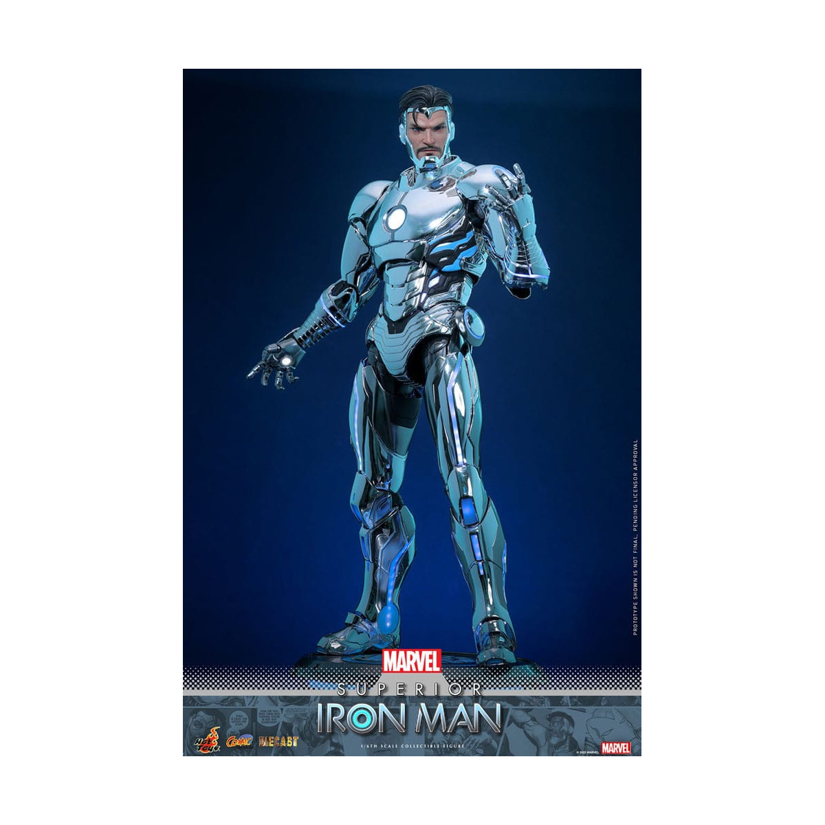 Hot Toys Marvel - Superior Iron Man Die Cast MMS 1/6