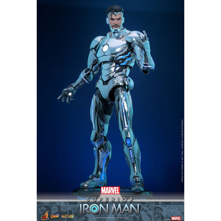 Hot Toys Marvel - Superior Iron Man Die Cast MMS 1/6
