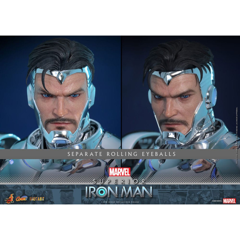 Hot Toys Marvel - Superior Iron Man Die Cast MMS 1/6