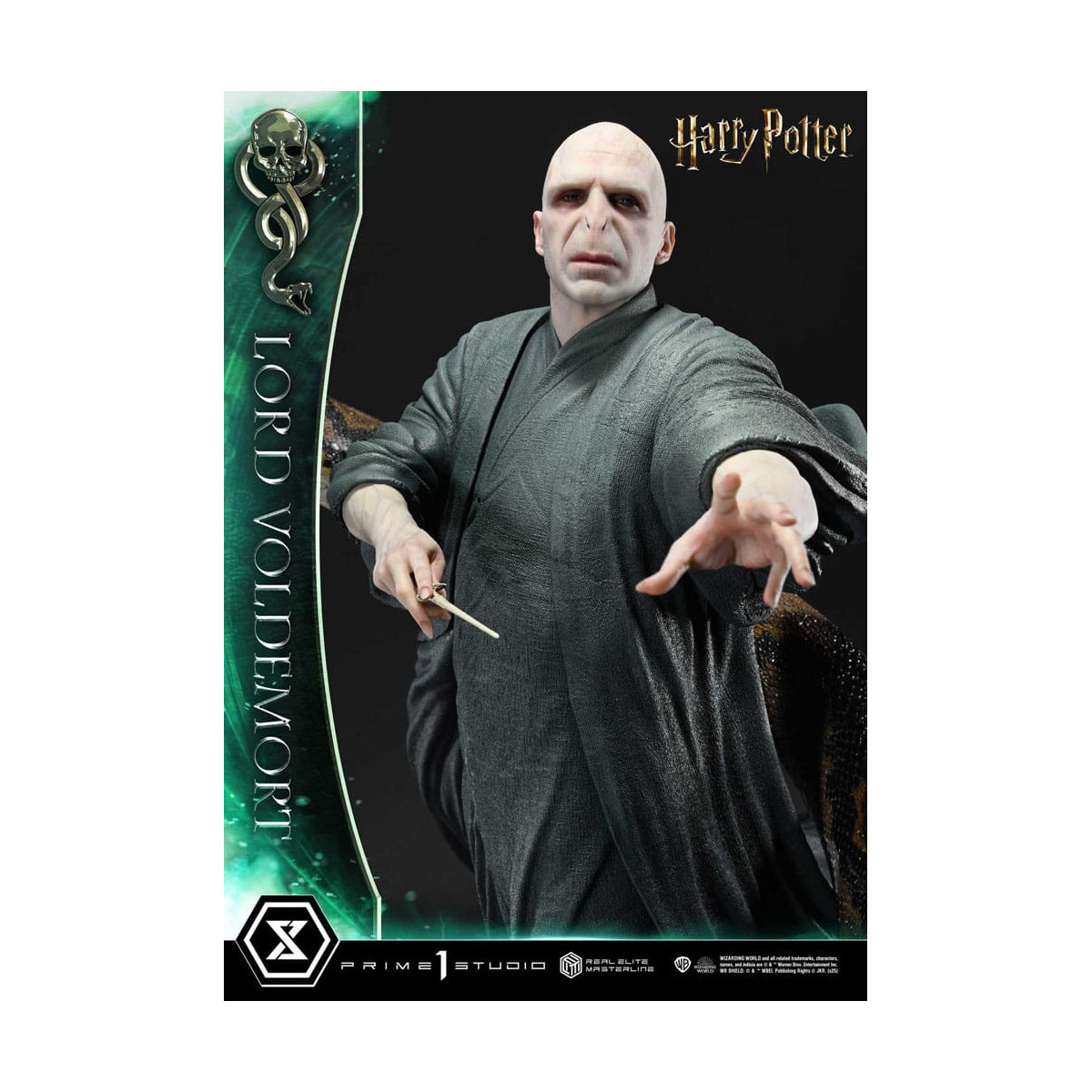 Prime 1 Studio - Statuetta Harry Potter Real Elite Masterline Series 1/4 Lord Voldemort