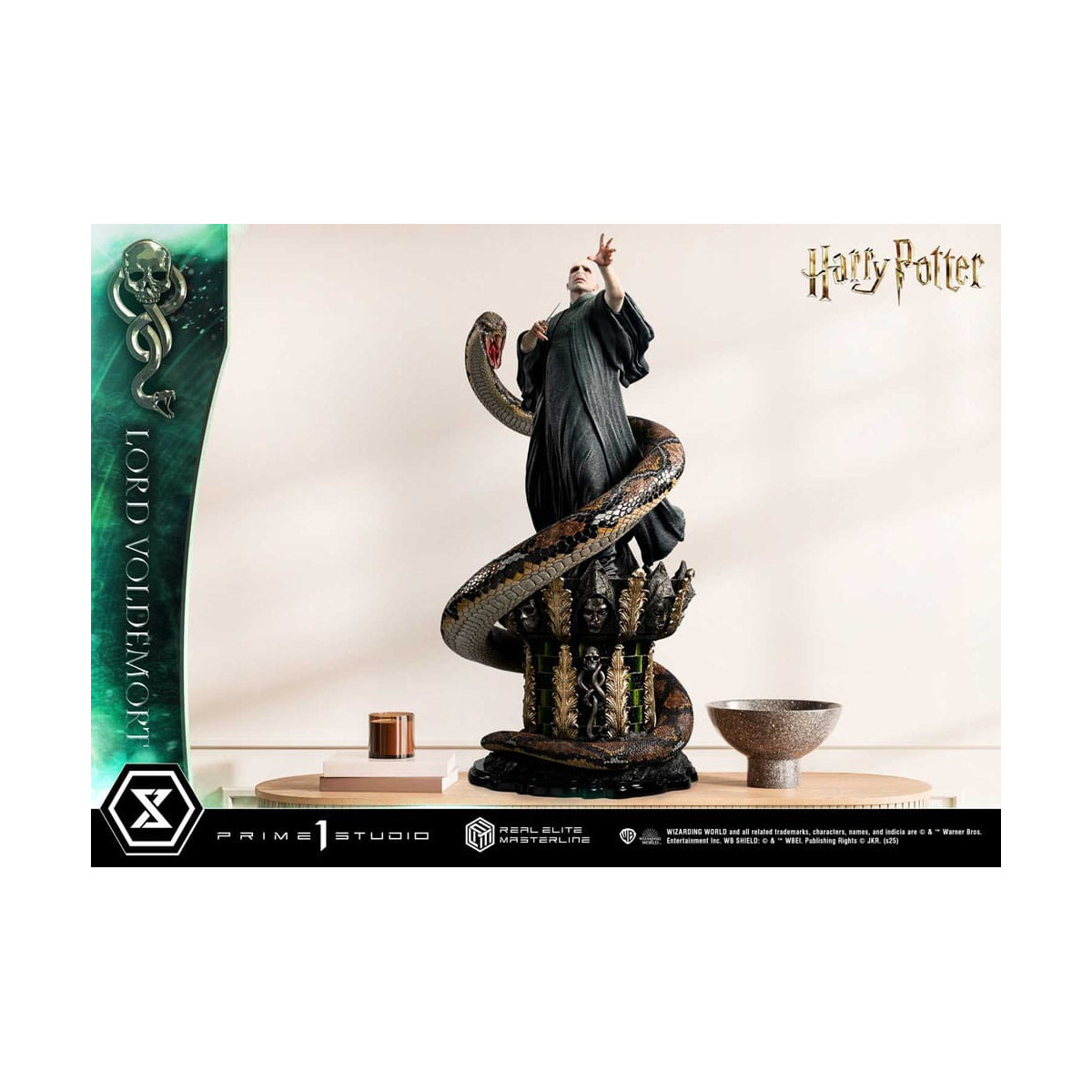 Prime 1 Studio - Statuetta Harry Potter Real Elite Masterline Series 1/4 Lord Voldemort