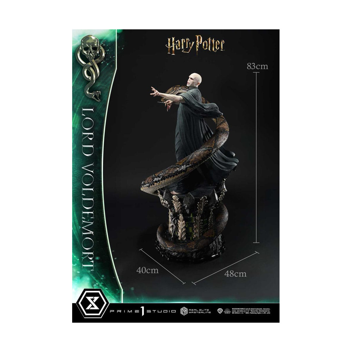 Prime 1 Studio - Statuetta Harry Potter Real Elite Masterline Series 1/4 Lord Voldemort
