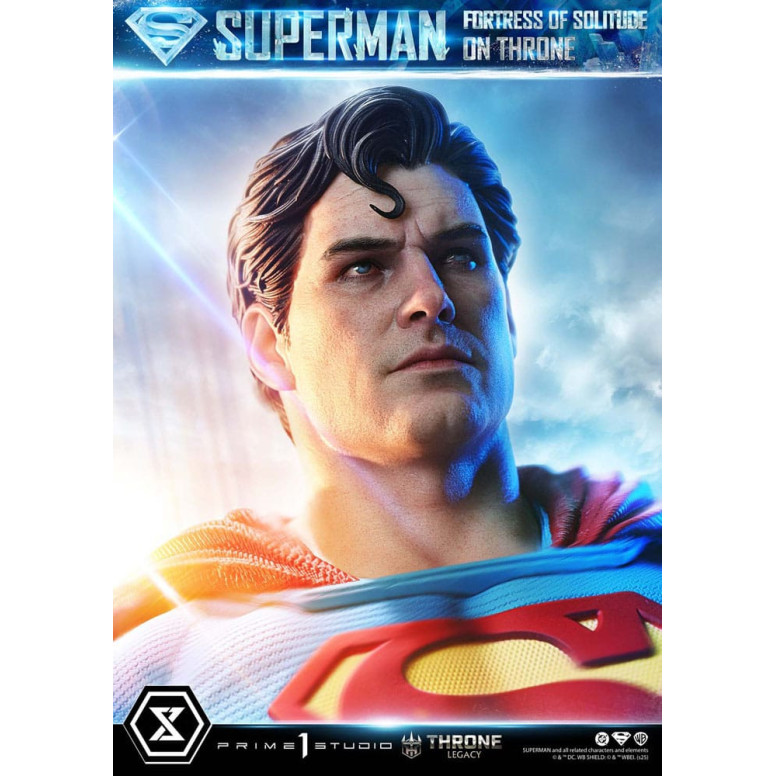 Prime 1 Studio DC Comics Throne Legacy Collection - Superman La Fortezza della Solitudine sul Trono (Disegno di Gabriele Dell'Ot