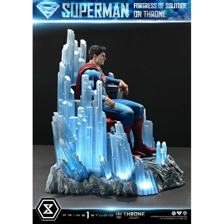 Prime 1 Studio DC Comics Throne Legacy Collection - Superman La Fortezza della Solitudine sul Trono (Disegno di Gabriele Dell'Ot