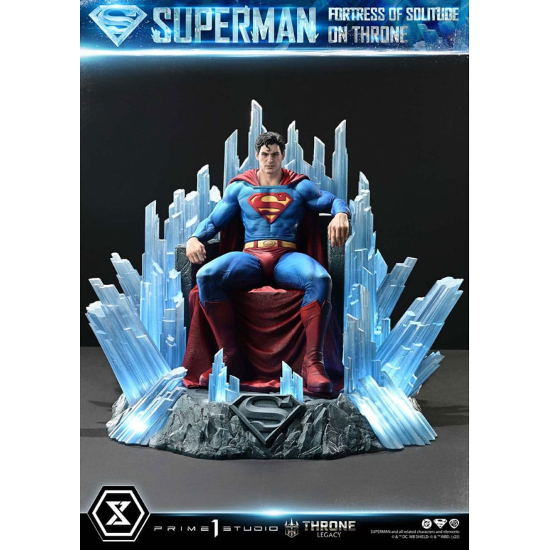 Prime 1 Studio DC Comics Throne Legacy Collection - Superman La Fortezza della Solitudine sul Trono (Disegno di Gabriele Dell'Ot