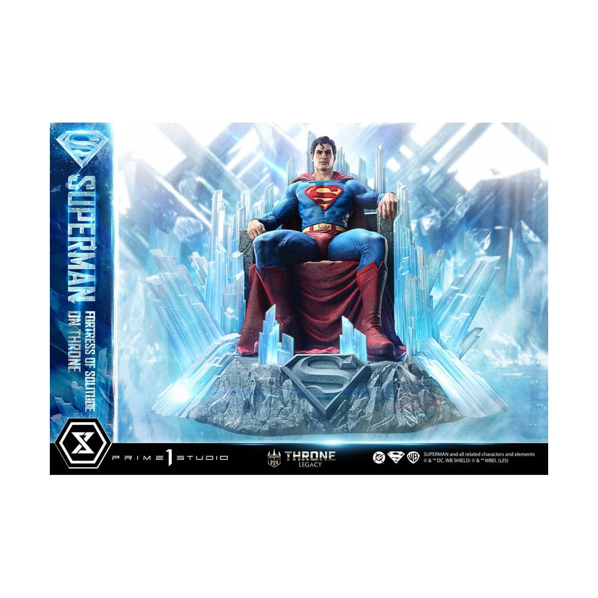 Prime 1 Studio DC Comics Throne Legacy Collection - Superman La Fortezza della Solitudine sul Trono (Disegno di Gabriele Dell'Ot