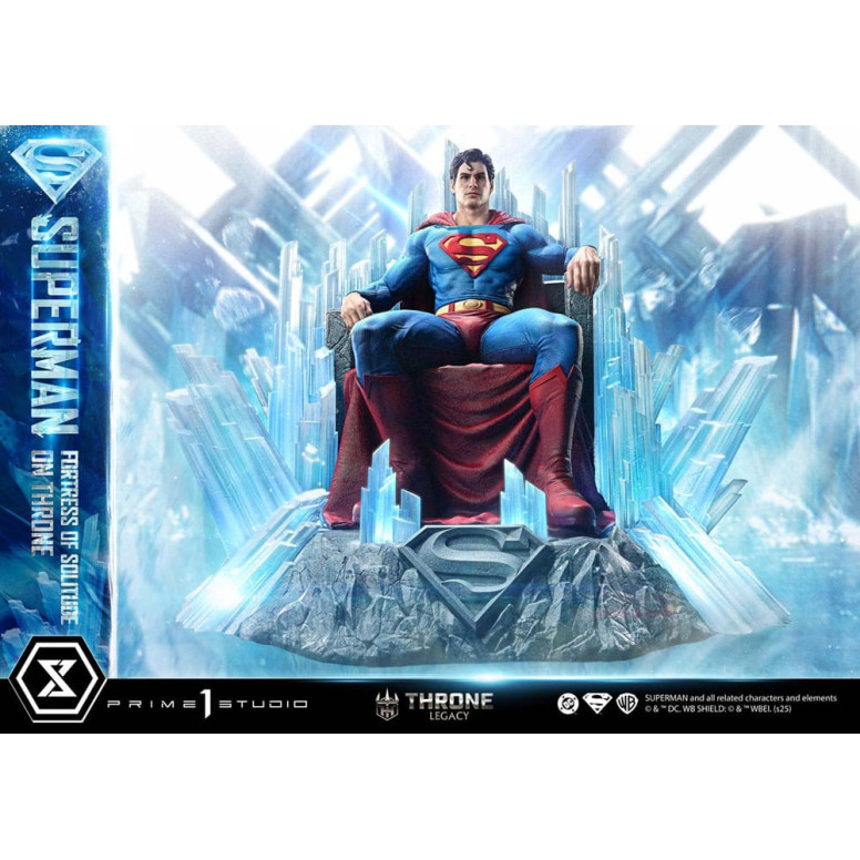 Prime 1 Studio DC Comics Throne Legacy Collection - Superman La Fortezza della Solitudine sul Trono (Disegno di Gabriele Dell'Ot