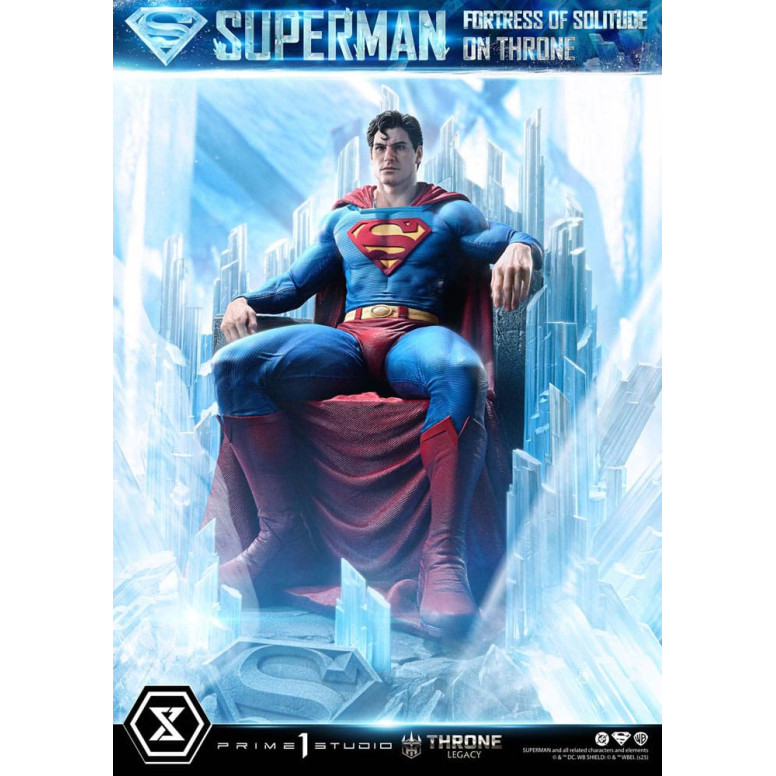 Prime 1 Studio DC Comics Throne Legacy Collection - Superman La Fortezza della Solitudine sul Trono (Disegno di Gabriele Dell'Ot