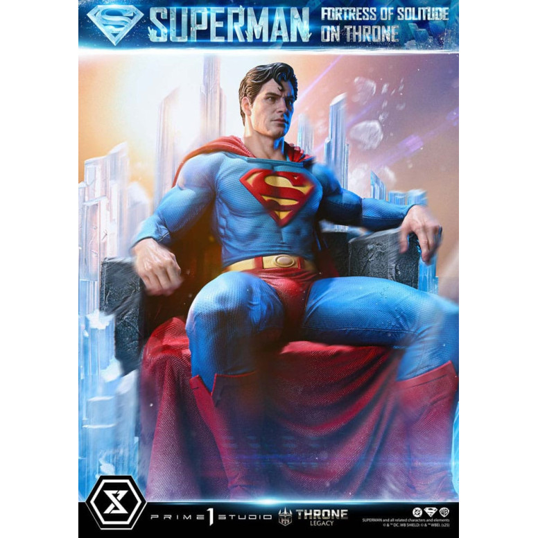 Prime 1 Studio DC Comics Throne Legacy Collection - Superman La Fortezza della Solitudine sul Trono (Disegno di Gabriele Dell'Ot