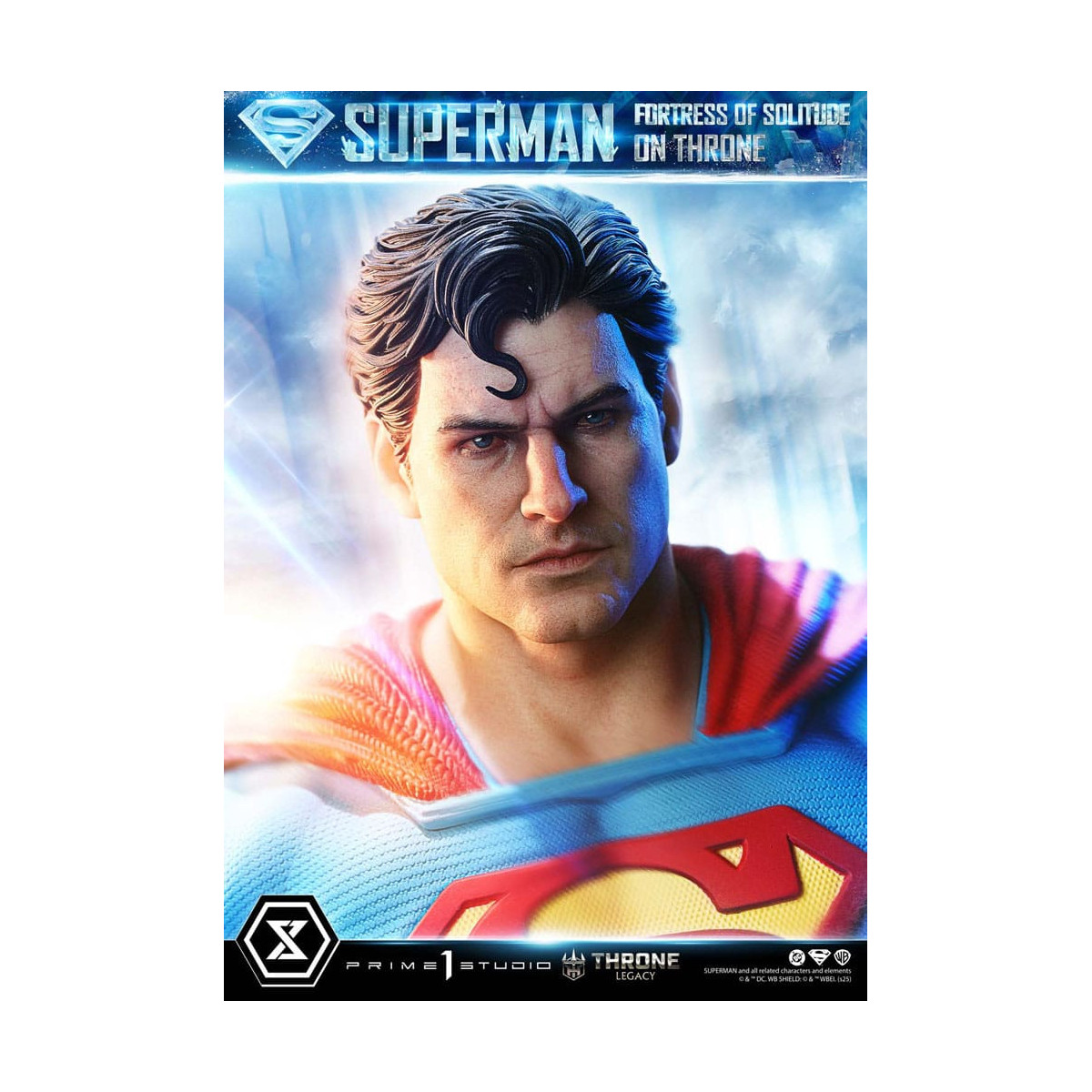 Prime 1 Studio DC Comics Throne Legacy Collection - Superman La Fortezza della Solitudine sul Trono (Disegno di Gabriele Dell'Ot