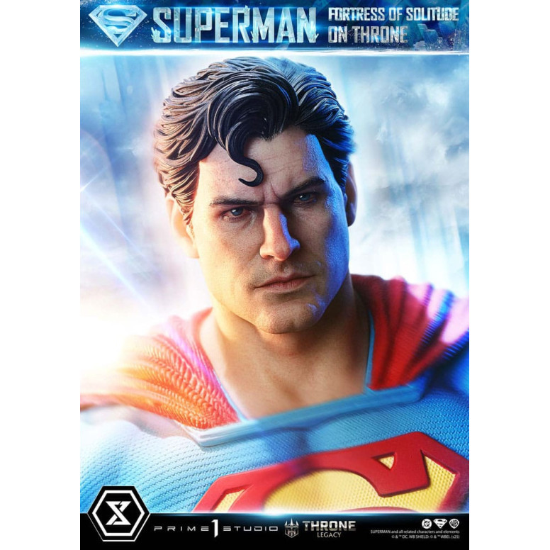 Prime 1 Studio DC Comics Throne Legacy Collection - Superman La Fortezza della Solitudine sul Trono (Disegno di Gabriele Dell'Ot