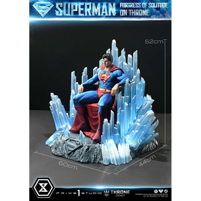 Prime 1 Studio DC Comics Throne Legacy Collection - Superman La Fortezza della Solitudine sul Trono (Disegno di Gabriele Dell'Ot