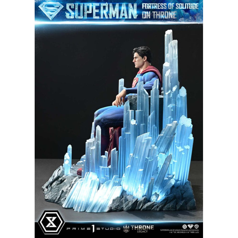 Prime 1 Studio DC Comics Throne Legacy Collection - Superman La Fortezza della Solitudine sul Trono (Disegno di Gabriele Dell'Ot