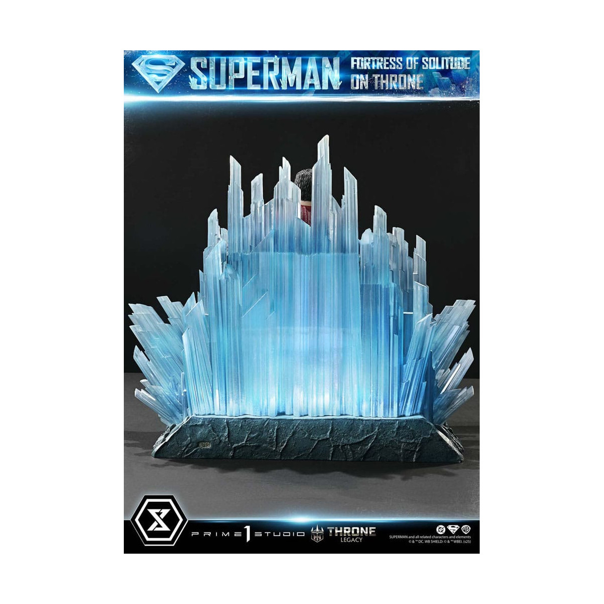 Prime 1 Studio DC Comics Throne Legacy Collection - Superman La Fortezza della Solitudine sul Trono (Disegno di Gabriele Dell'Ot