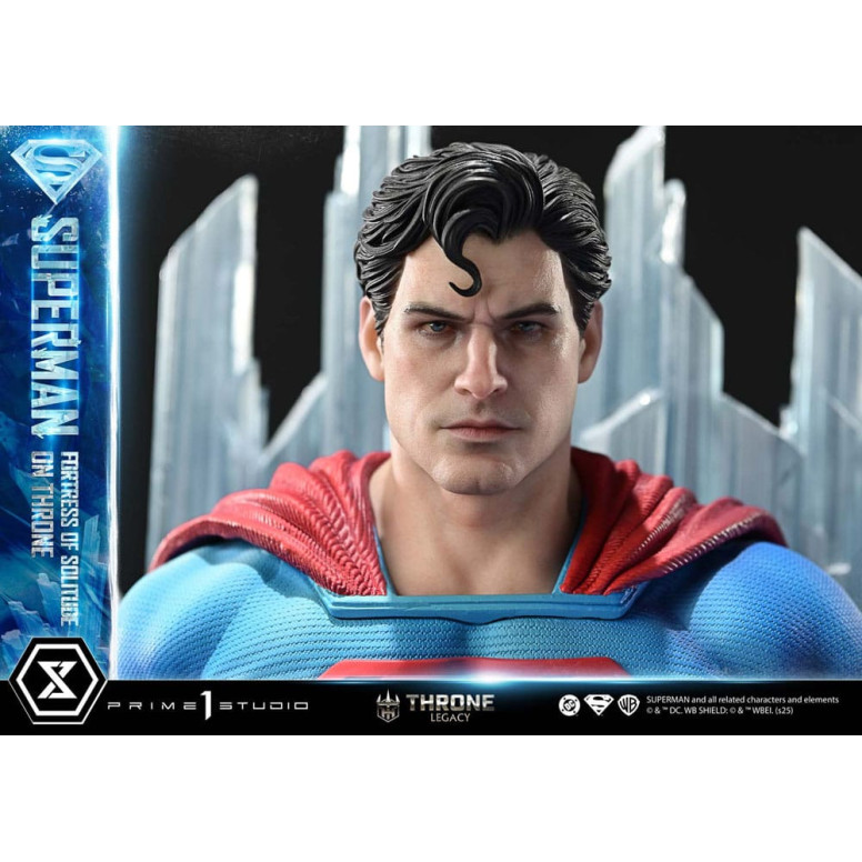 Prime 1 Studio DC Comics Throne Legacy Collection - Superman La Fortezza della Solitudine sul Trono (Disegno di Gabriele Dell'Ot