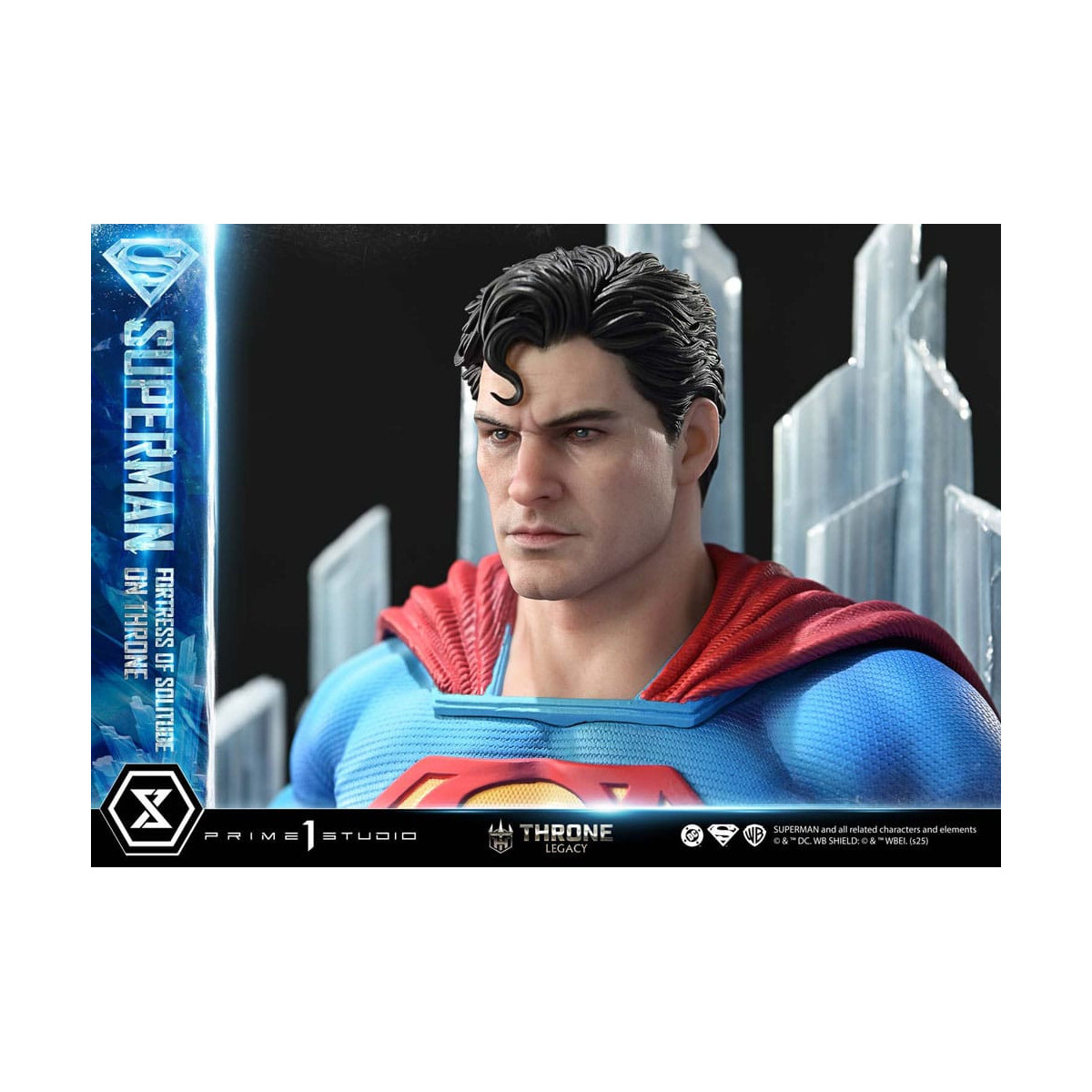 Prime 1 Studio DC Comics Throne Legacy Collection - Superman La Fortezza della Solitudine sul Trono (Disegno di Gabriele Dell'Ot