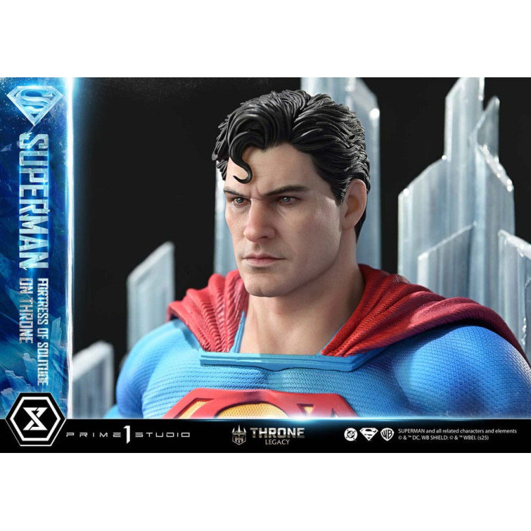 Prime 1 Studio DC Comics Throne Legacy Collection - Superman La Fortezza della Solitudine sul Trono (Disegno di Gabriele Dell'Ot