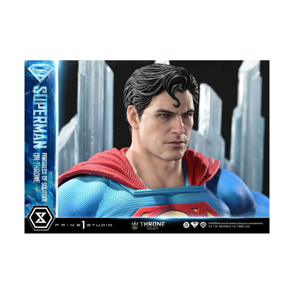 Prime 1 Studio DC Comics Throne Legacy Collection - Superman La Fortezza della Solitudine sul Trono (Disegno di Gabriele Dell'Ot