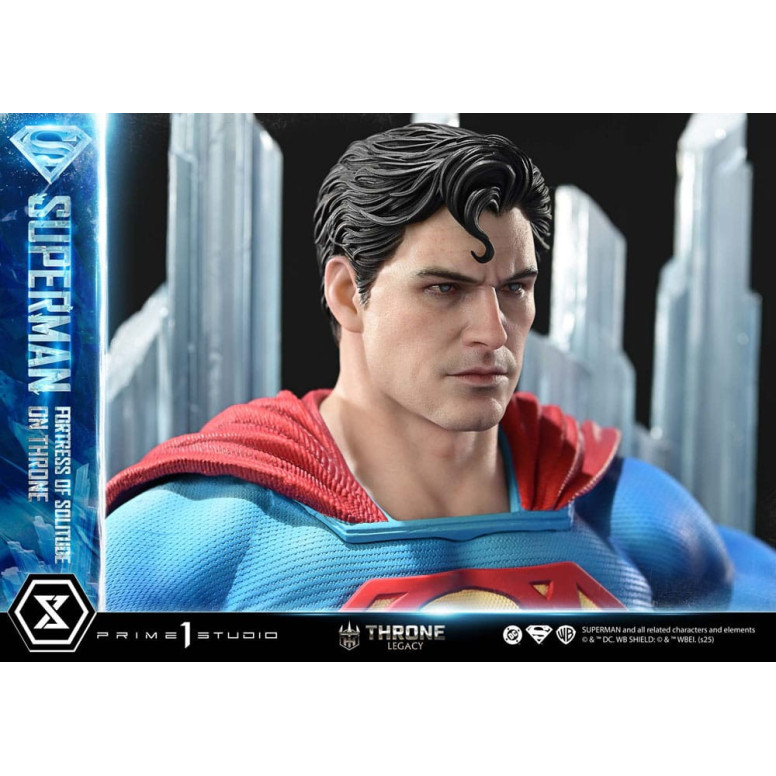 Prime 1 Studio DC Comics Throne Legacy Collection - Superman La Fortezza della Solitudine sul Trono (Disegno di Gabriele Dell'Ot