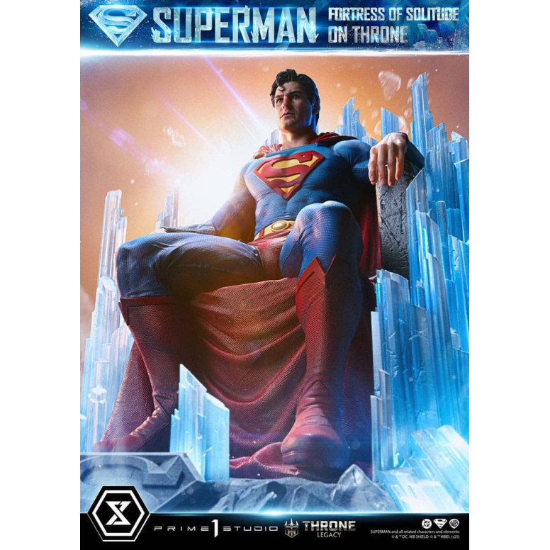Prime 1 Studio DC Comics Throne Legacy Collection - Superman La Fortezza della Solitudine sul Trono (Disegno di Gabriele Dell'Ot