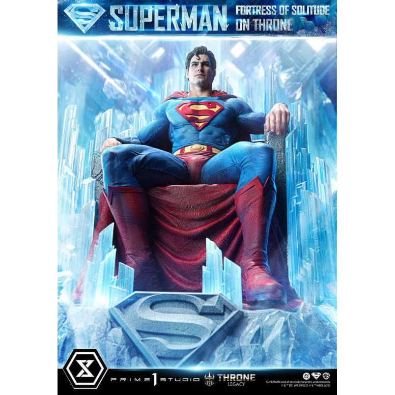 Prime 1 Studio DC Comics Throne Legacy Collection - Superman La Fortezza della Solitudine sul Trono (Disegno di Gabriele Dell'Ot