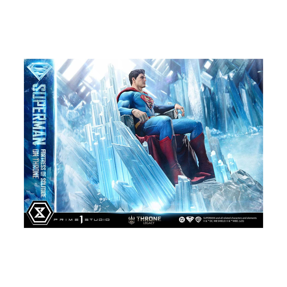 Prime 1 Studio DC Comics Throne Legacy Collection - Superman La Fortezza della Solitudine sul Trono (Disegno di Gabriele Dell'Ot