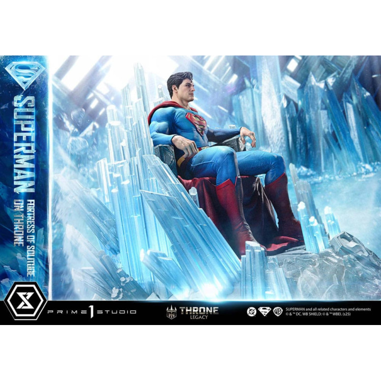 Prime 1 Studio DC Comics Throne Legacy Collection - Superman La Fortezza della Solitudine sul Trono (Disegno di Gabriele Dell'Ot