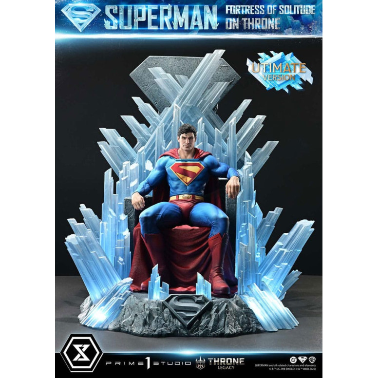 Prime 1 Studio Collezione Legacy del Trono DC Comics - Superman La Fortezza della Solitudine sul Trono Versione definitiva
