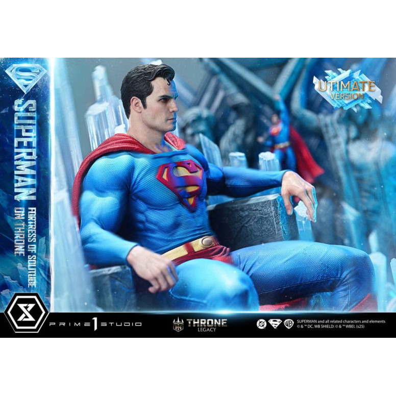 Prime 1 Studio Collezione Legacy del Trono DC Comics - Superman La Fortezza della Solitudine sul Trono Versione definitiva