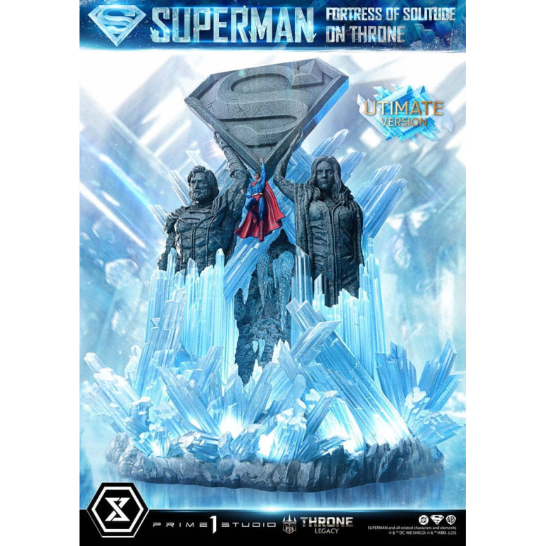 Prime 1 Studio Collezione Legacy del Trono DC Comics - Superman La Fortezza della Solitudine sul Trono Versione definitiva