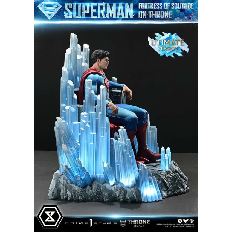 Prime 1 Studio Collezione Legacy del Trono DC Comics - Superman La Fortezza della Solitudine sul Trono Versione definitiva