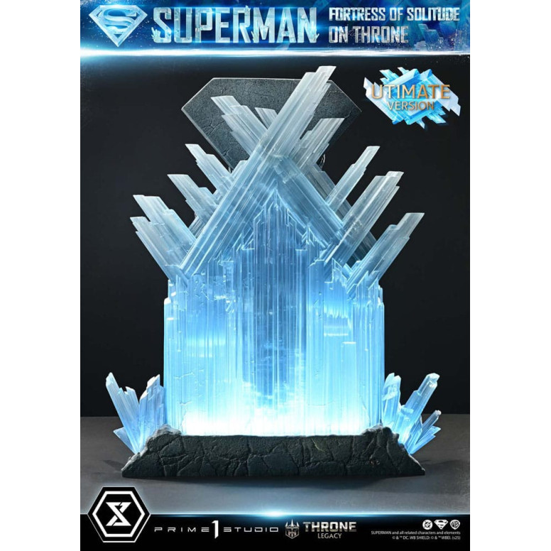 Prime 1 Studio Collezione Legacy del Trono DC Comics - Superman La Fortezza della Solitudine sul Trono Versione definitiva