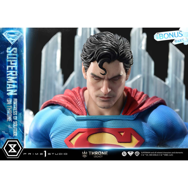 Prime 1 Studio DC Comics Throne Legacy Collection - Superman La Fortezza della Solitudine sul Trono Versione Ultimate Bonus