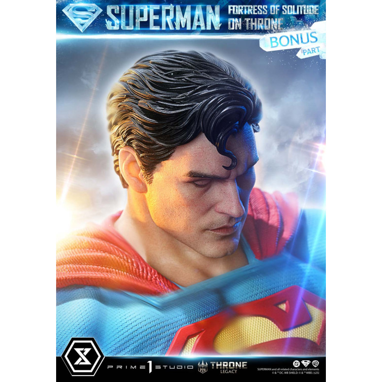Prime 1 Studio DC Comics Throne Legacy Collection - Superman La Fortezza della Solitudine sul Trono Versione Ultimate Bonus