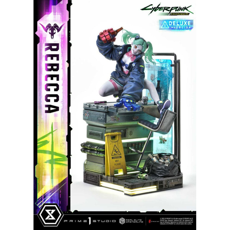 Prime 1 Studio - Cyberpunk: Edgerunners - Rebecca Versione Deluxe Bonus Serie Real Elite Masterline 1/4