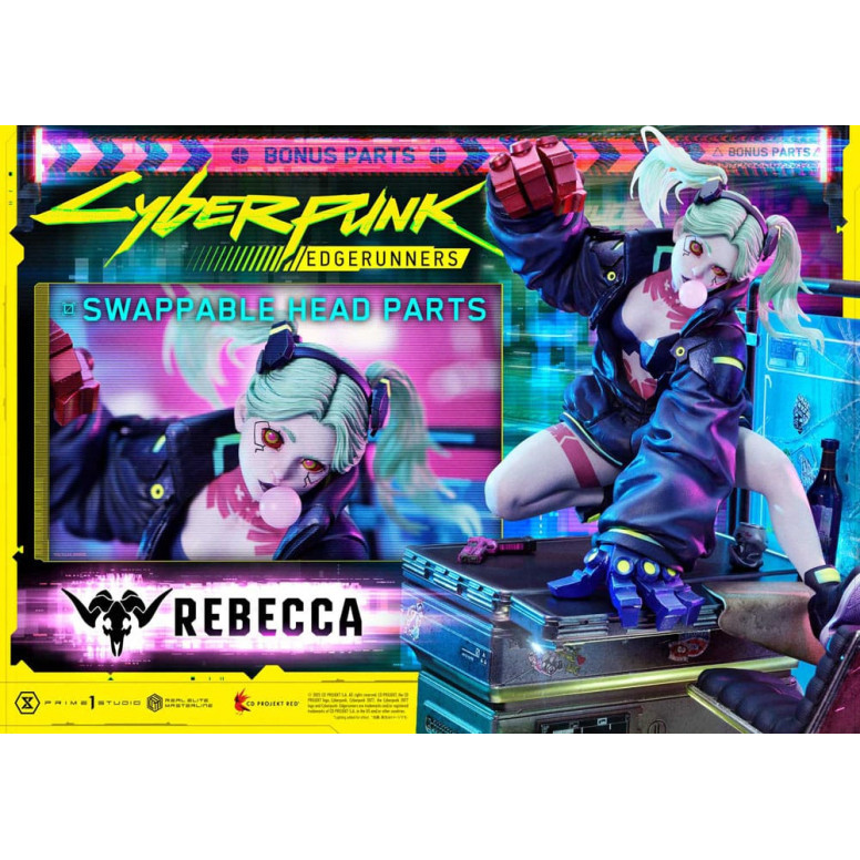 Prime 1 Studio - Cyberpunk: Edgerunners - Rebecca Versione Deluxe Bonus Serie Real Elite Masterline 1/4