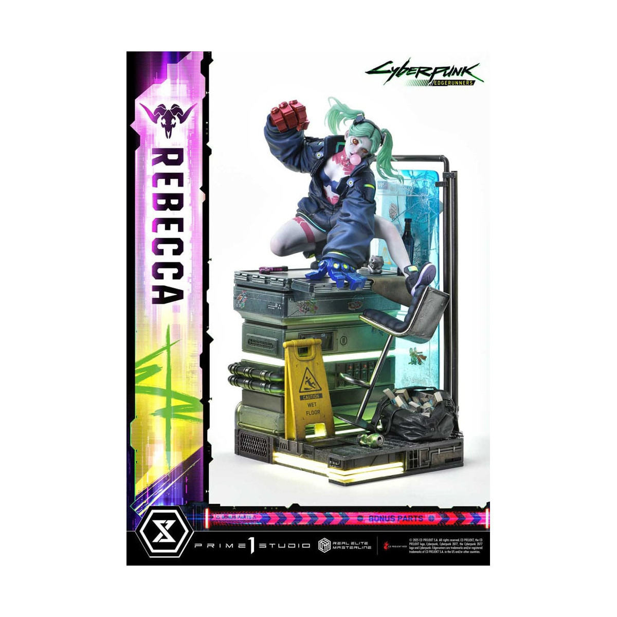 Prime 1 Studio - Cyberpunk: Edgerunners - Rebecca Versione Deluxe Bonus Serie Real Elite Masterline 1/4