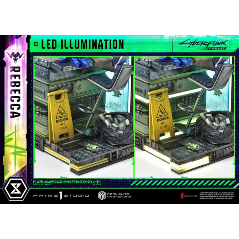 Prime 1 Studio - Cyberpunk: Edgerunners - Rebecca Versione Deluxe Bonus Serie Real Elite Masterline 1/4