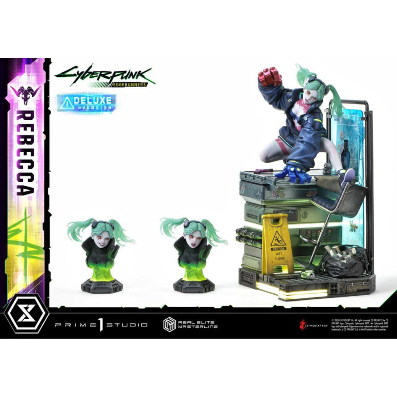 Prime 1 Studio - Cyberpunk: Edgerunners - Rebecca Versione Deluxe Bonus Serie Real Elite Masterline 1/4